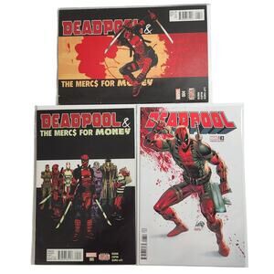 Marvel Deadpool & The Mercs And Deadpool #3 Variant Ed. Comic Books Lot Of 3 New